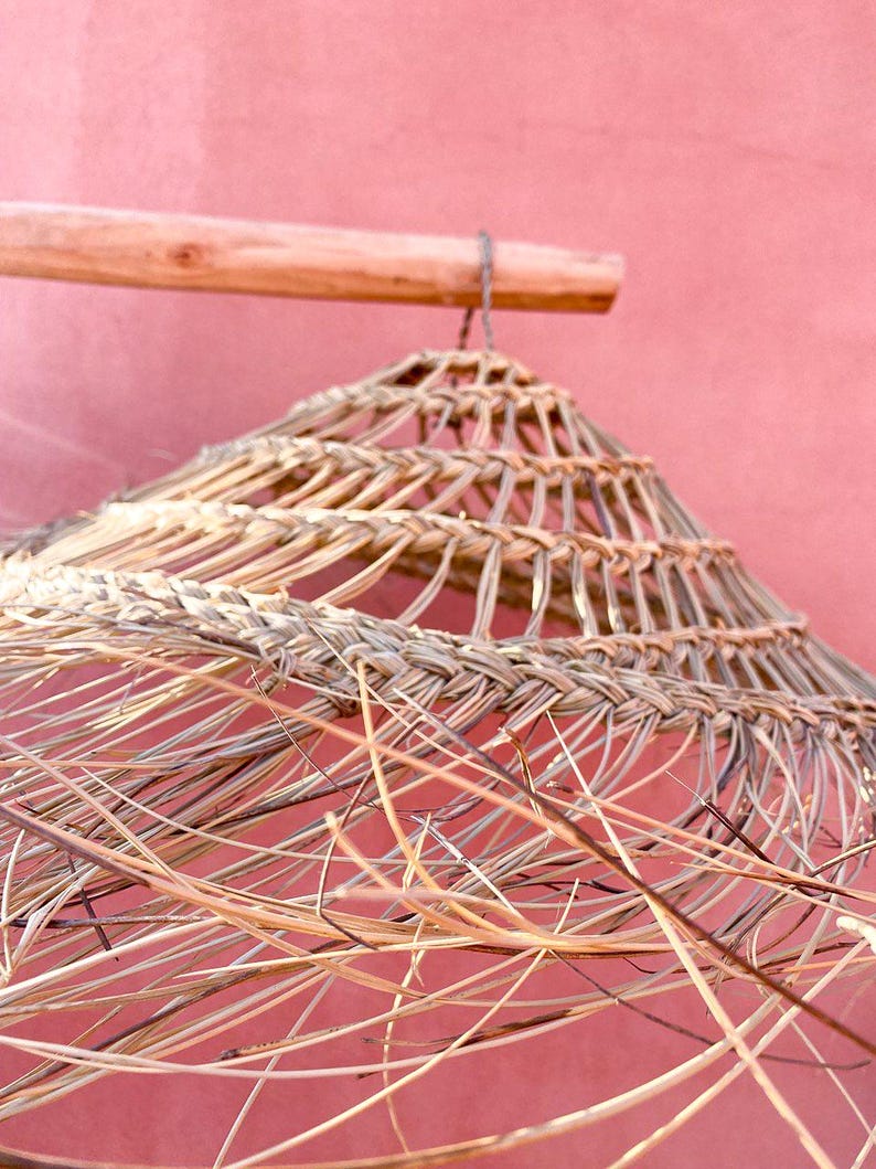 Alfa Grass Pendant – Parasol Shape