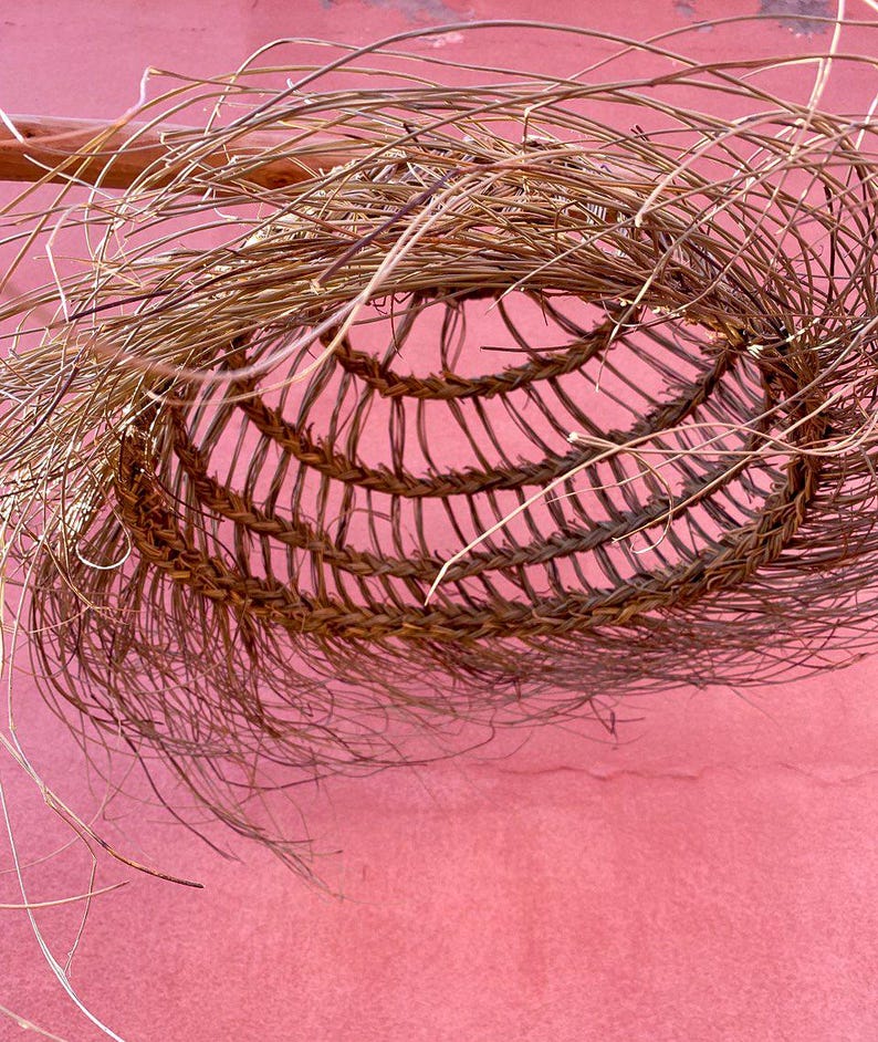 Alfa Grass Pendant – Parasol Shape